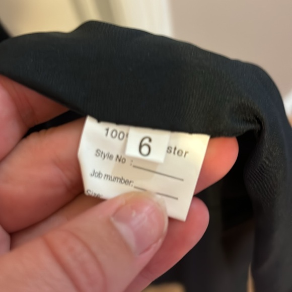 One Shoulder Asymmetric Crepe Bridesmaid Dress - Size 6 - Picture 4 of 5